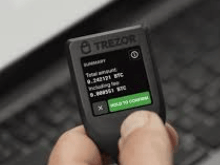 Trezor Model T hardware wallet