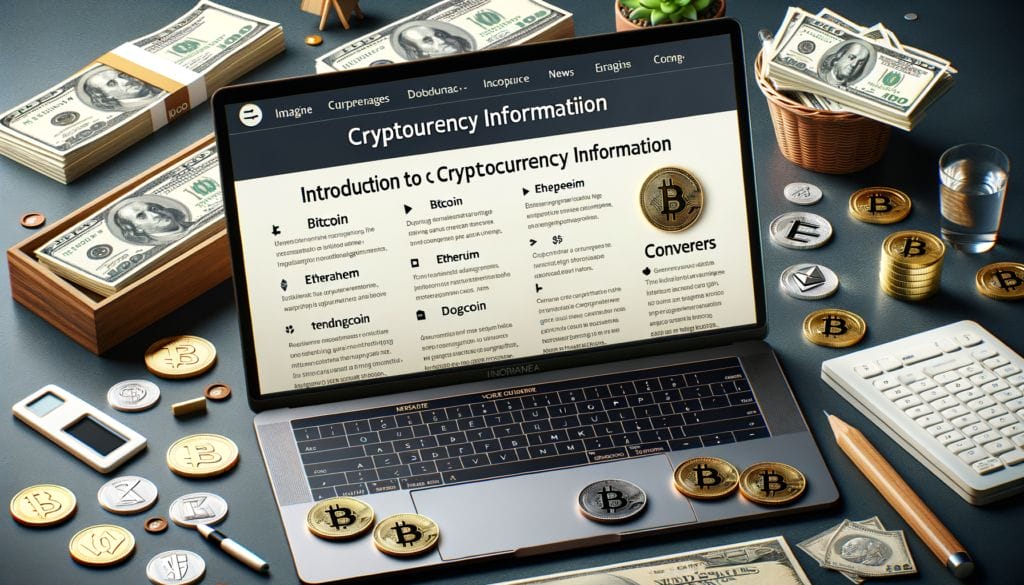 This page is about Virtual Currency Information Bureau. It states that it will provide a variety of information about virtual currency in an easy-to-understand format. Contents include market information, converters, and related news on virtual currencies. The site also includes introductions to individual currencies such as Bitcoin and Ethereum, and commentary on popular currencies such as DojiCoin.