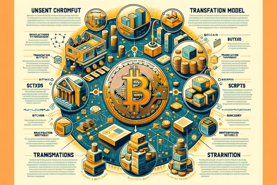 「ビットコインの核心技術であるUTXOモデル、スクリプト、ブロックチェーン構造を詳しく解説。具体例を交えて、トランザクションの仕組みからGenesisブロックまでを網羅的に紹介。ブロックチェーン技術の基礎を学ぶ必読記事。」