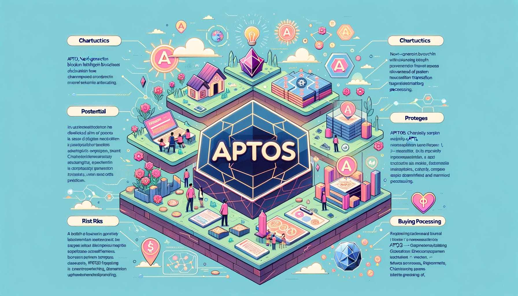 Aptos (APT) は、安全性とスケーラビリティを重視した新世代レイヤー1ブロックチェーン。Facebookが開発したMove言語を採用し、高速なトランザクション処理を実現。DeFi、NFT、Web3ゲームなど、幅広いユースケースで注目されています。Aptosの特徴、将来性、リスク、購入方法などをわかりやすく解説します。