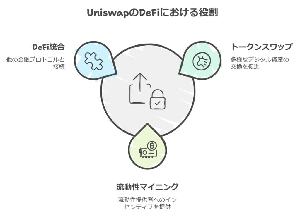 UniswapのDeFiにおける役割