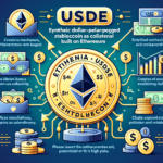 Ethena USDe (USDE) は、イーサリアム上に構築された合成ドルペッグ型ステーブルコインです。ETHを担保に発行され、高い利回りが特徴です。本記事では、USDEの仕組み、特徴、将来性、リスクなどをわかりやすく解説します。