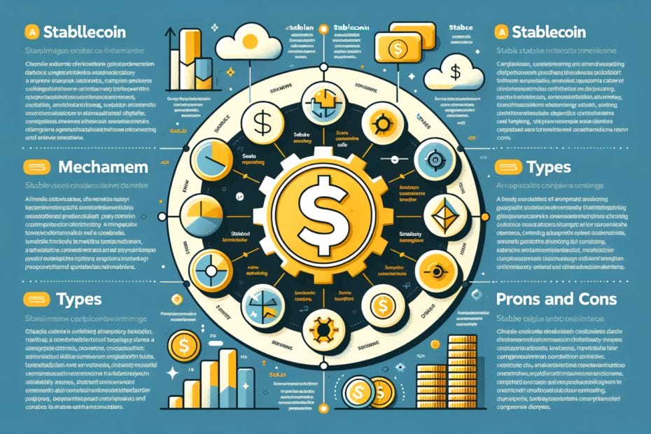 暗号通貨の一種であるステーブルコインについて、その仕組みや種類、メリット・デメリットをわかりやすく解説します。