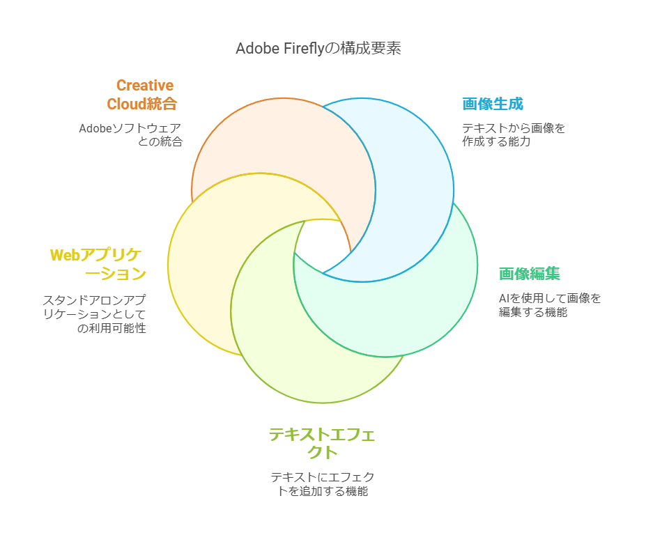 Adobe Firefly の構成要素