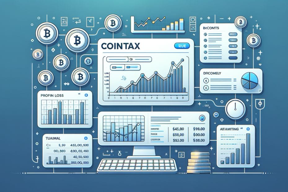 COINTAXは、仮想通貨取引の損益計算を自動化するサービスです。