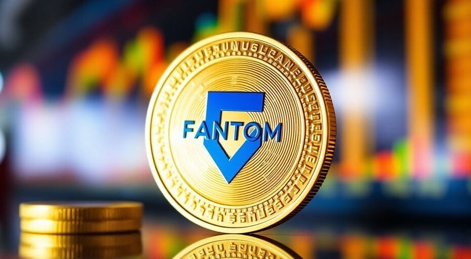 ファントムコインと暗号通貨市場のイメージ